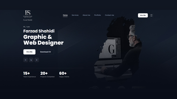 DesignHaus Studio portfolio screenshot